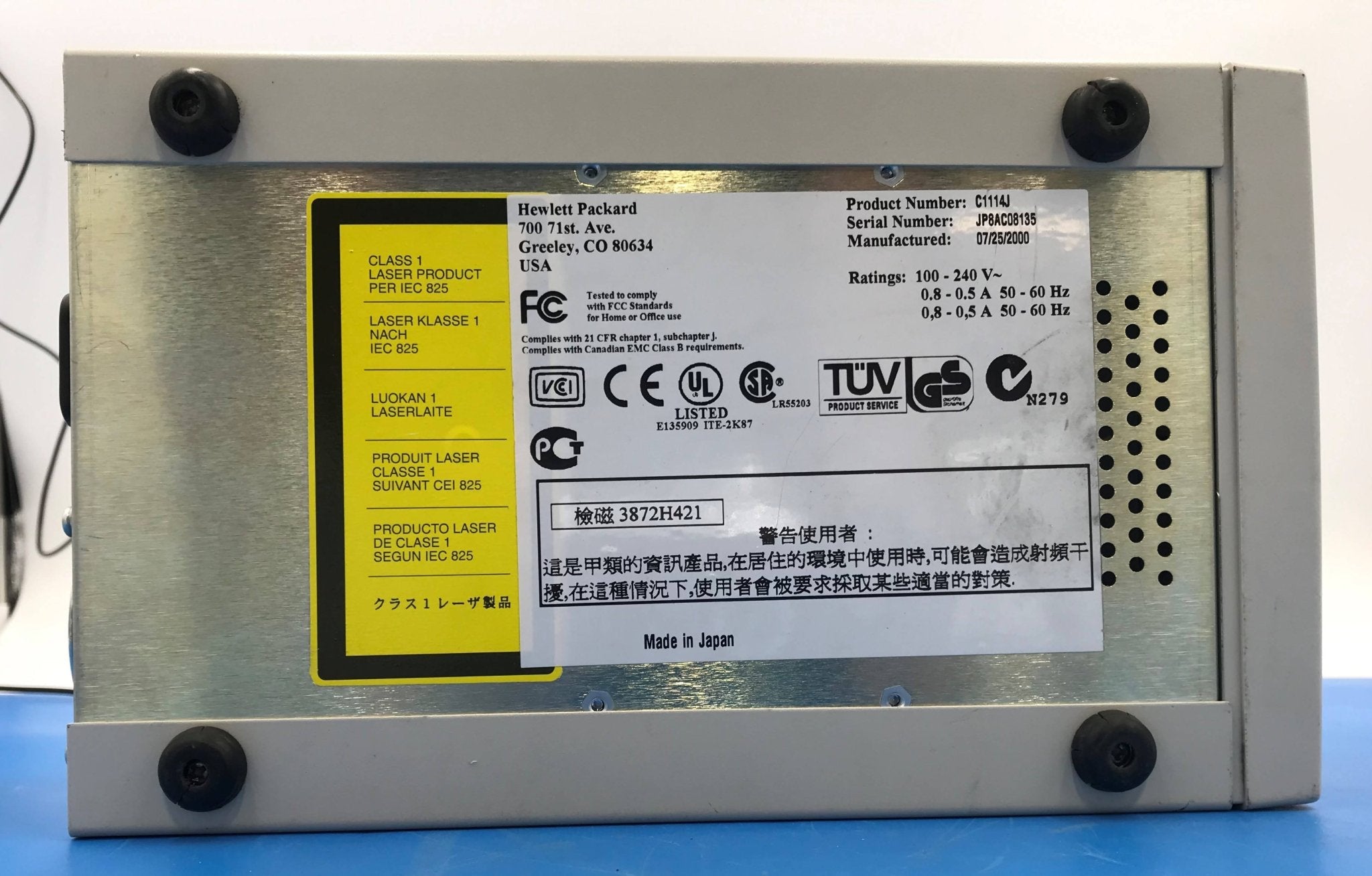 HP Surestore MO Drive 5.2GB External SCSI (C1114J) HP/Sony