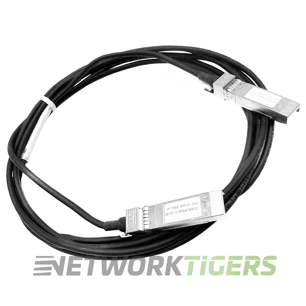 NEW HPE 487655-B21 3m 10GB SFP+ Direct Attach Copper Cable
