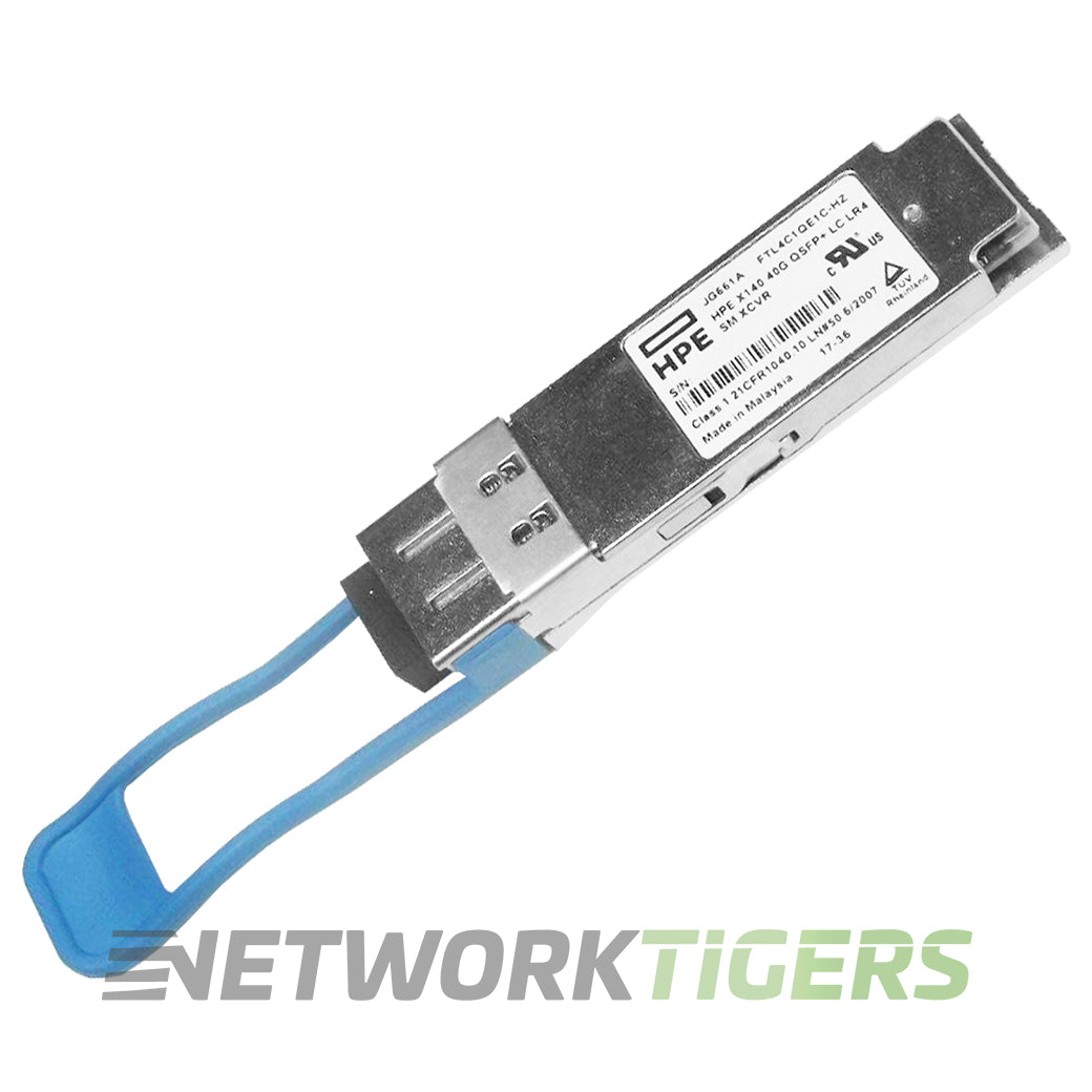 NEW HPE JG661A 40GB BASE-LR4 1310nm SMF LC QSFP+ Transceiver