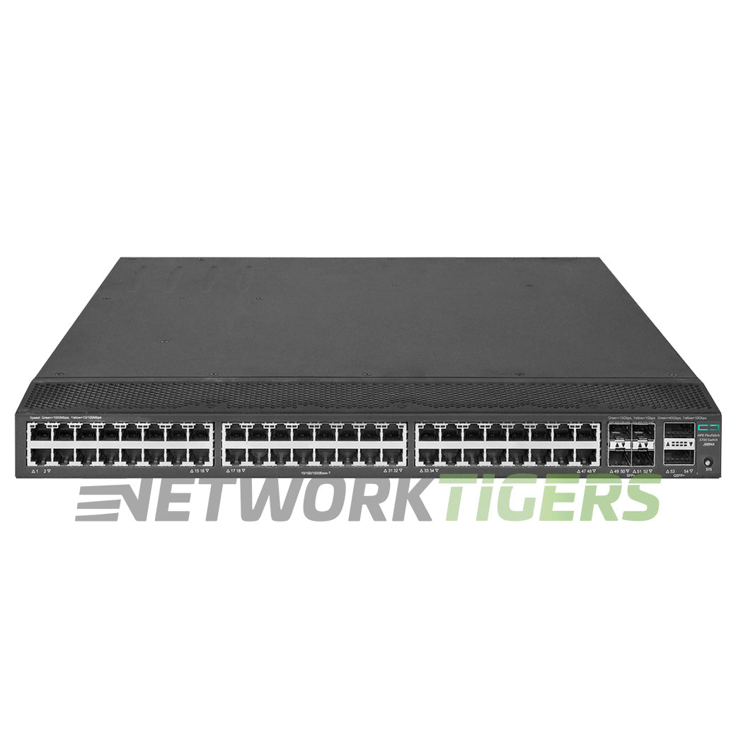 NEW HPE JG894A 5700-48XG-4XG-2QSFP+ 48x 1GB RJ45 4x 10GB SFP+ 2x QSFP+ Switch