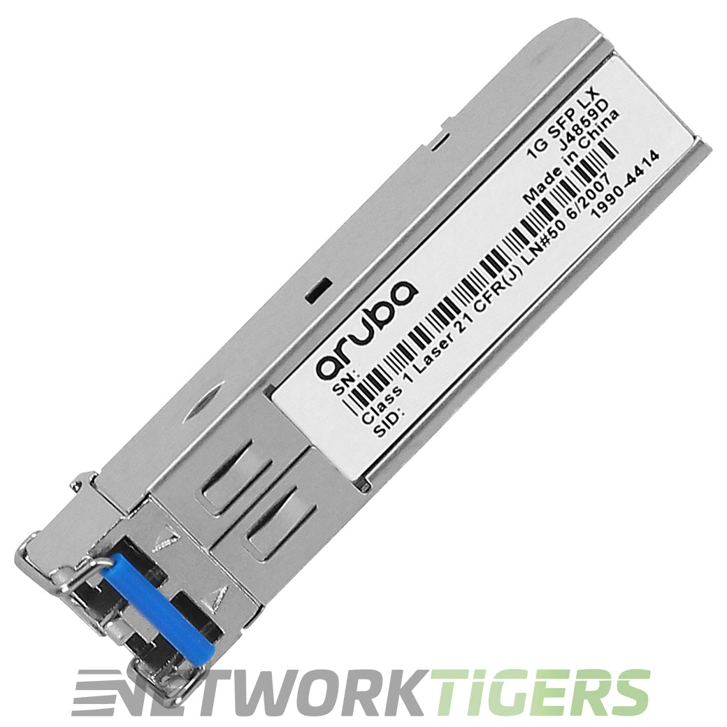 NEW HPE Aruba JW087A BASE-LX 1GB 1310nm SMF LC SFP Transceiver
