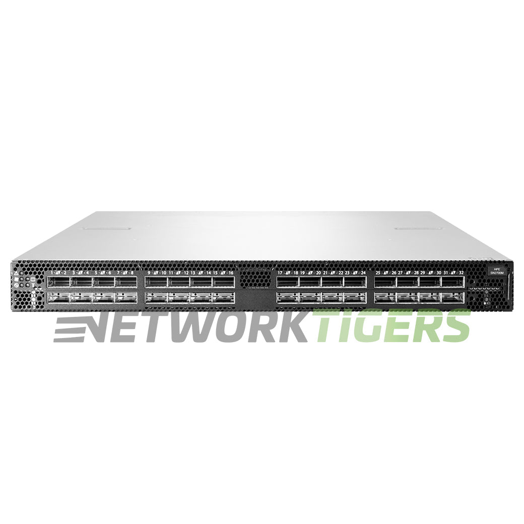 HPE Q2F21A SN2700M M-Series 32x 100 Gigabit QSFP28 SAN Switch
