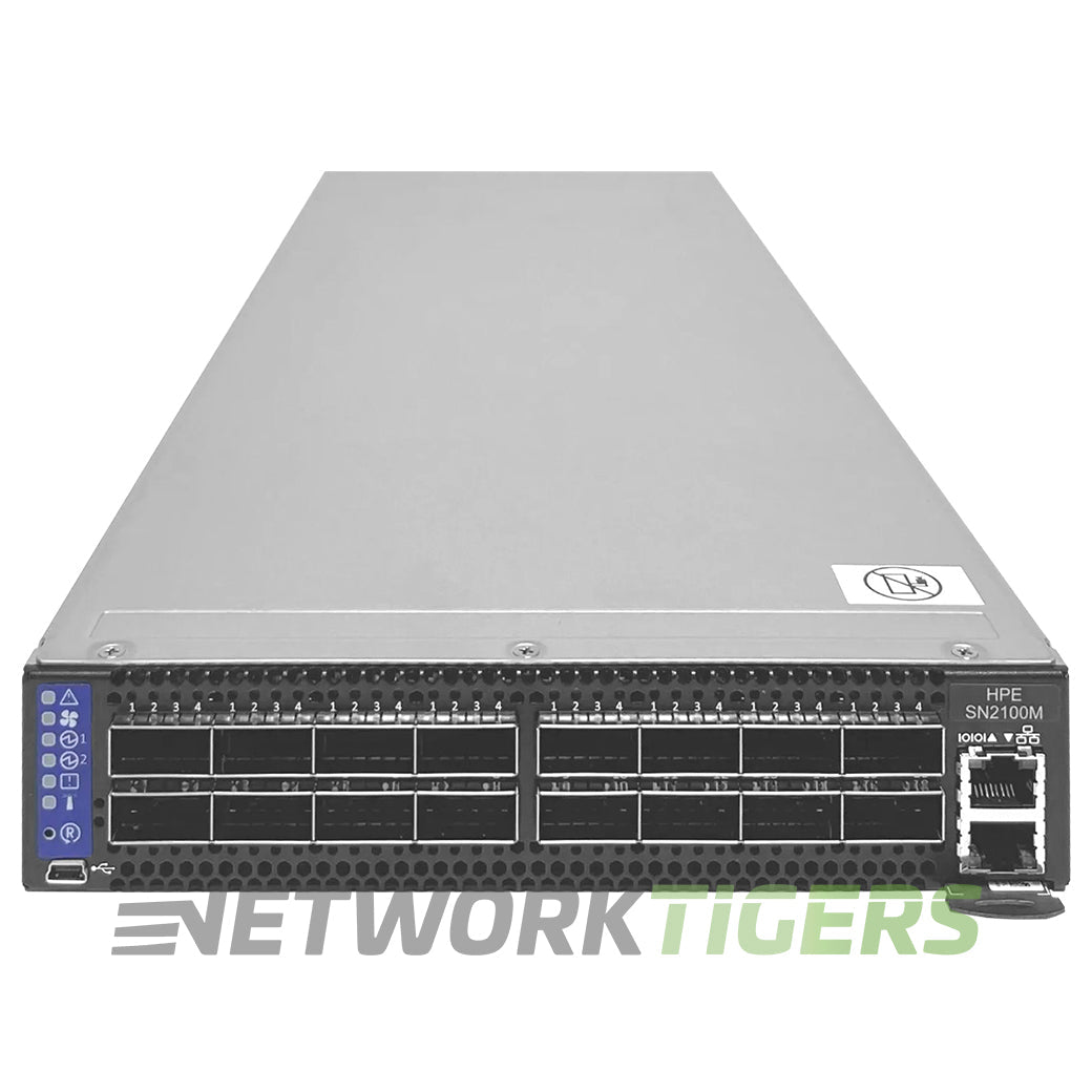 HPE Q2F24A SN2100M 8x 100 Gigabit QSFP28 Back-to-Front Airflow Switch
