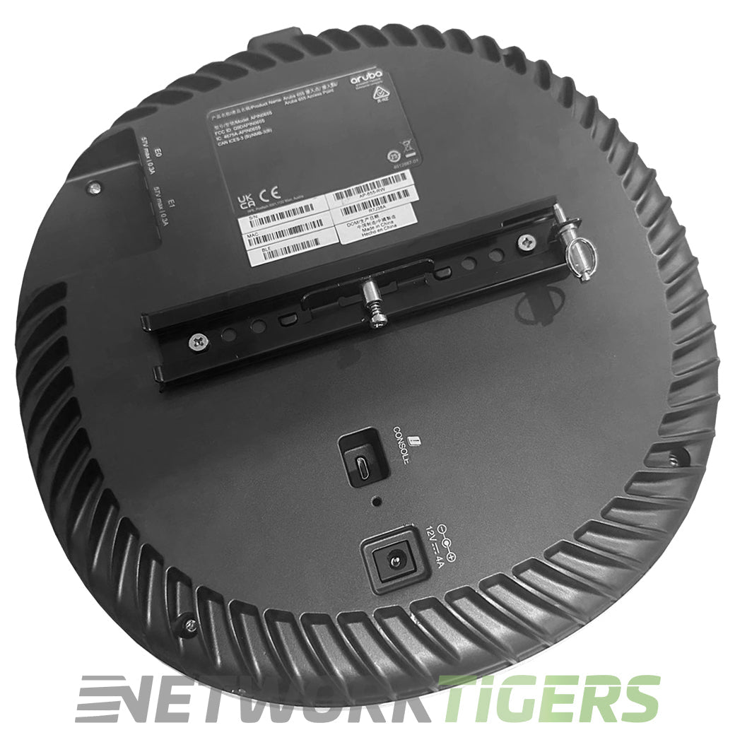 HPE Aruba R7J39A 802.11ax Wi-Fi 6E AP-655 (US) Tri Radio 4x4 Internal Ant WAP