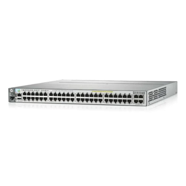 J9588A HP 3800-48G-PoE+-4XG | HPE 3800 Series 48-Port Gigabit PoE+ Switch with 4x 10GbE Uplinks (1U)