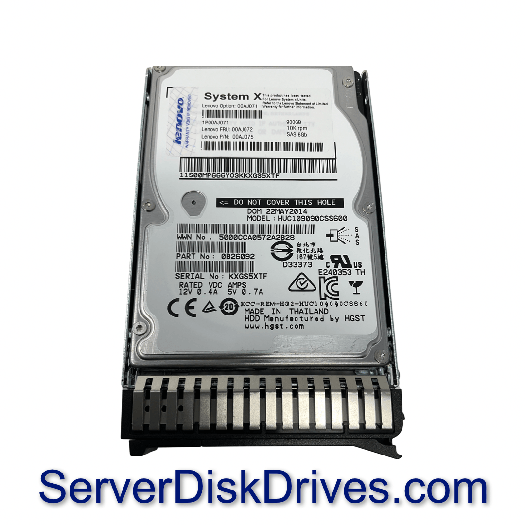 00NA232 00NA235 600GB 15K 12G 2.5in G3HS Hard Drive