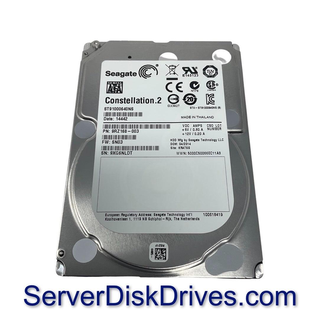 ST91000640NS Seagate 1TB 7.2K 6G 64MB 2.5" 15MM SATA Server Hard Drive