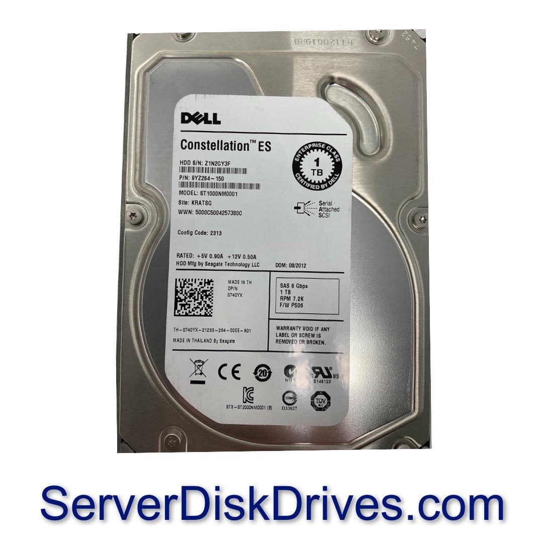 740YX Dell 1TB 7.2k SAS 3.5" 6Gbps Hard Drive