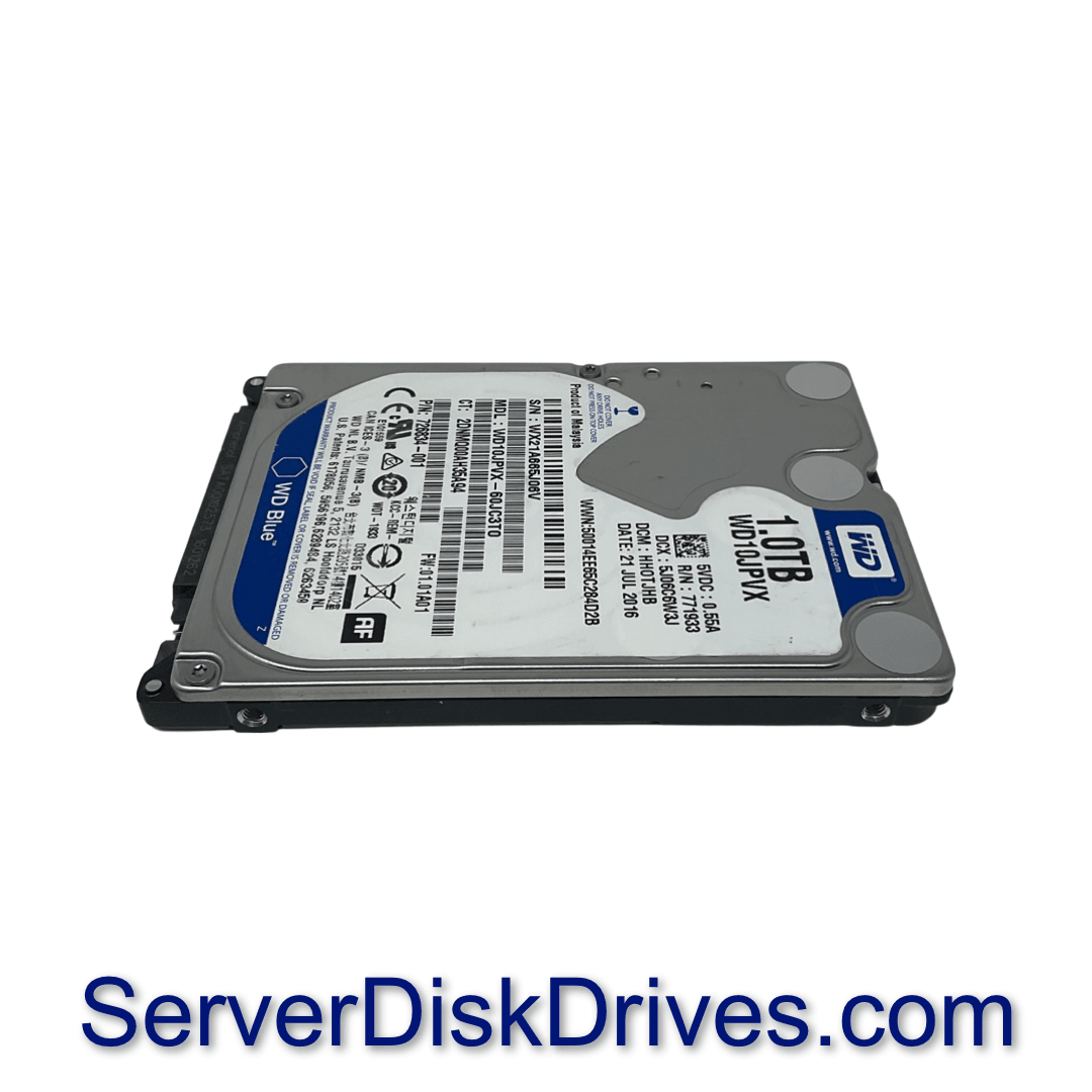 WD Blue 1TB Mobile Hard Disk Drive - 5400 RPM SATA 6Gb/s 2.5 Inch - WD10JPVX