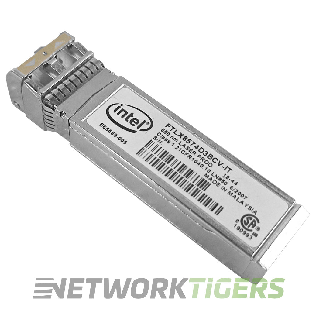 NEW Intel FTLX8574D3BCV-IT 10GB FC 850nm MMF SFP+ Transceiver