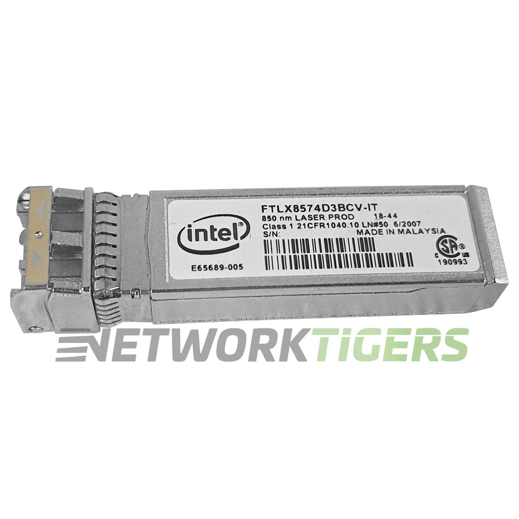 NEW Intel FTLX8574D3BCV-IT 10GB FC 850nm MMF SFP+ Transceiver