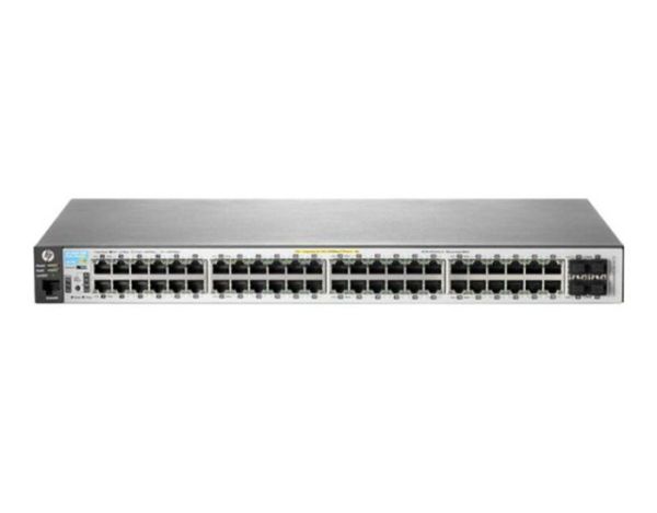 J9772A#ABB - HPE Aruba 2530 48-Ports 1GbE PoE+ Rack-mountable, Wall-mountable Network Switch with 4-Ports SFP