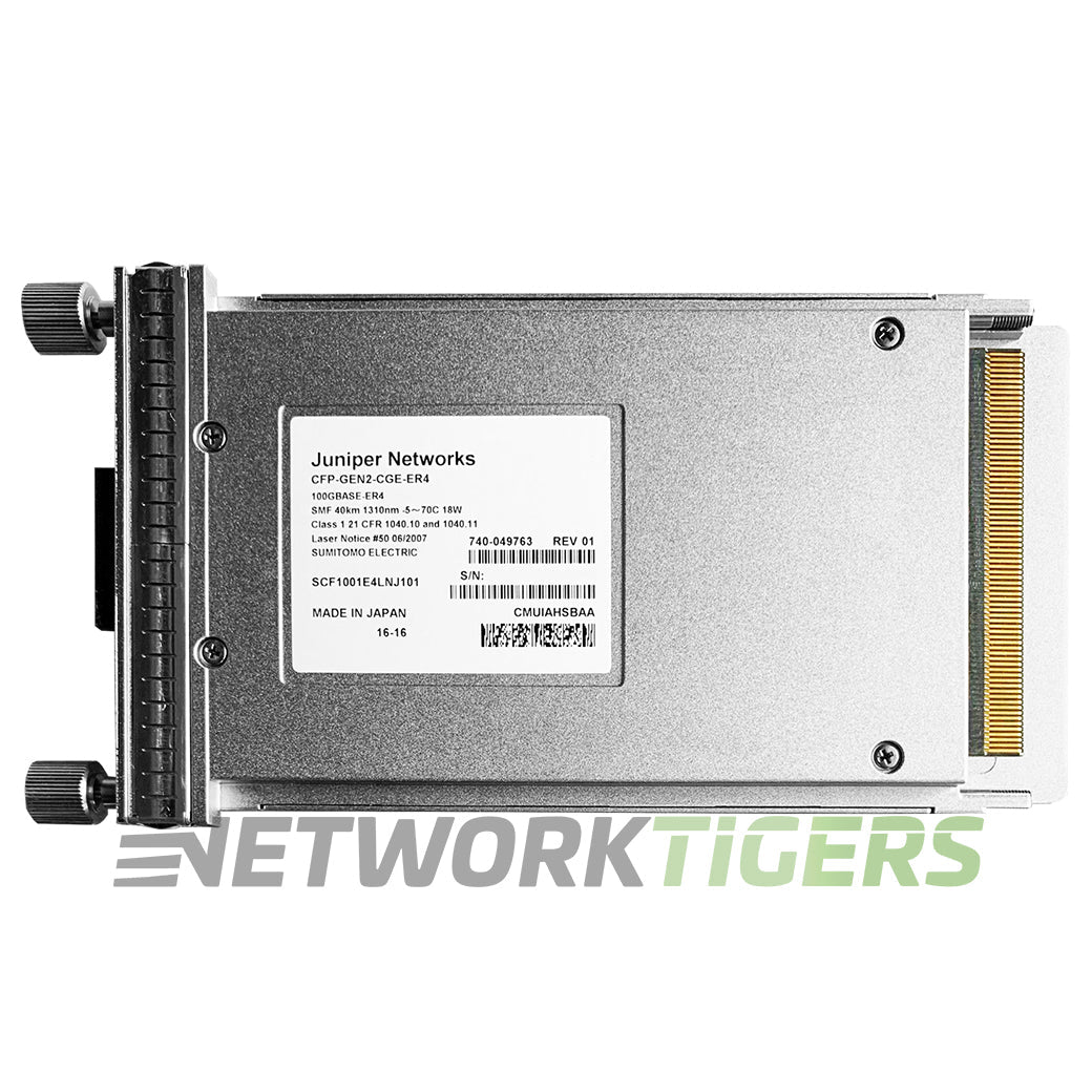 NEW Juniper CFP-GEN2-CGE-ER4 100GB BASE-ER4 2nd Gen CFP Transceiver