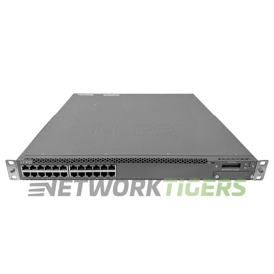 NEW Juniper EX4300-24T-TAA 24x 1GB RJ45 4x 40GB QSFP+ F-B Air (TAA) Switch