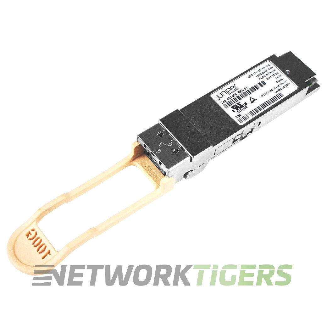NEW Juniper JNP-QSFP-100G-SR4 100GB BASE-SR4 850nm MMF QSFP28 Transceiver