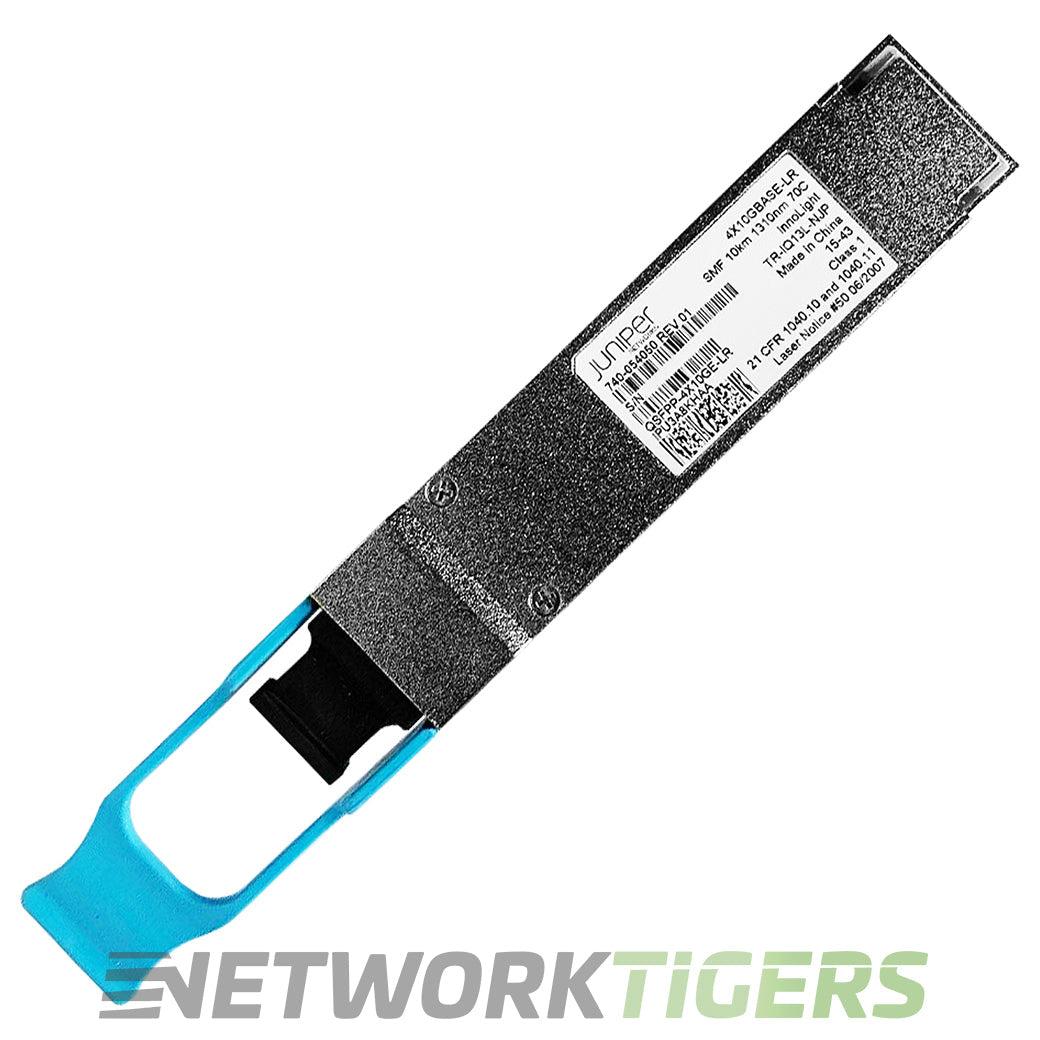 NEW Juniper JNP-QSFP-4X10GE-LR 40GB BASE-LR 1310nm SMF MPO-12 QSFP+ Transceiver