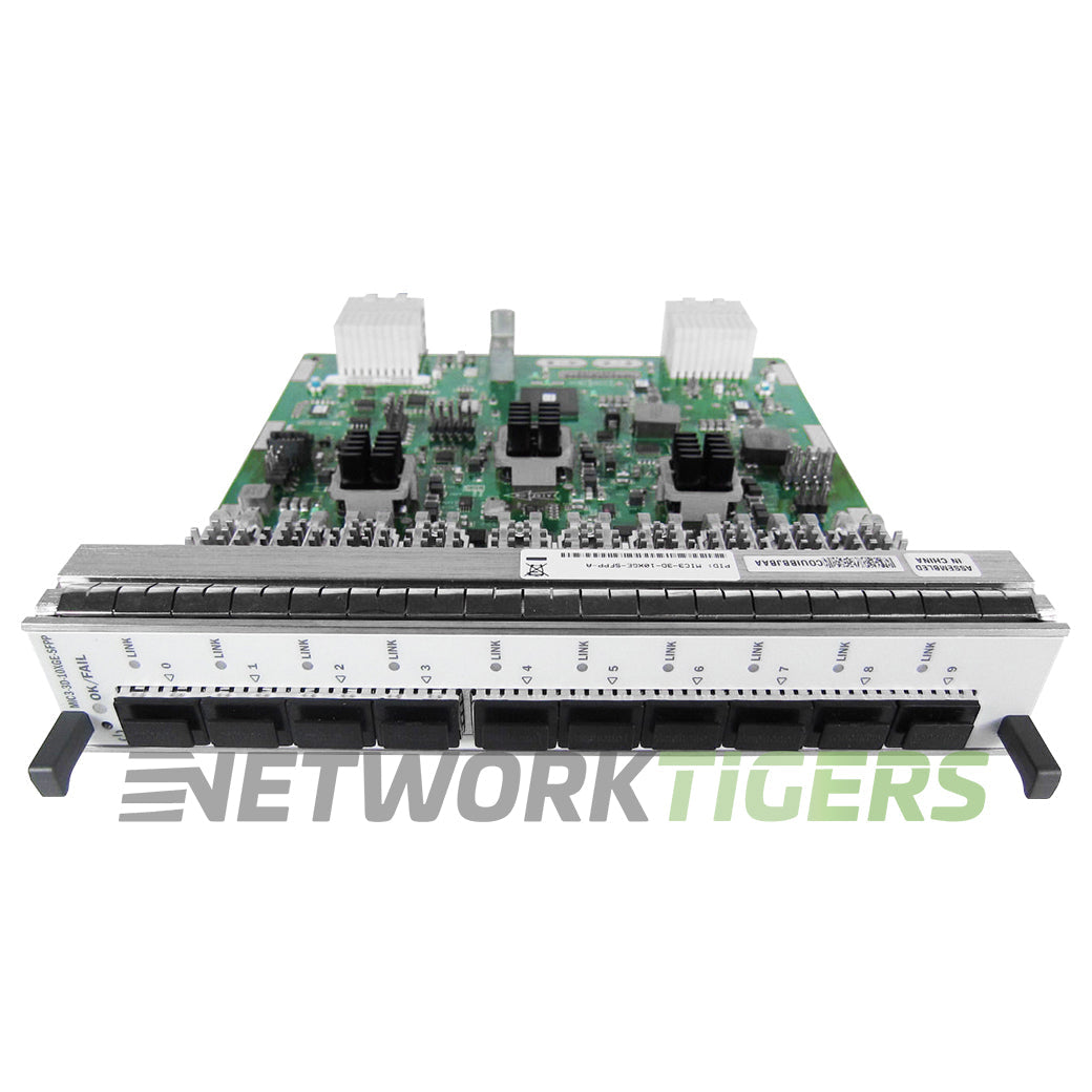 Juniper MIC3-3D-10XGE-SFPP MX Series 10x 10GB SFP+ Router Interface Card