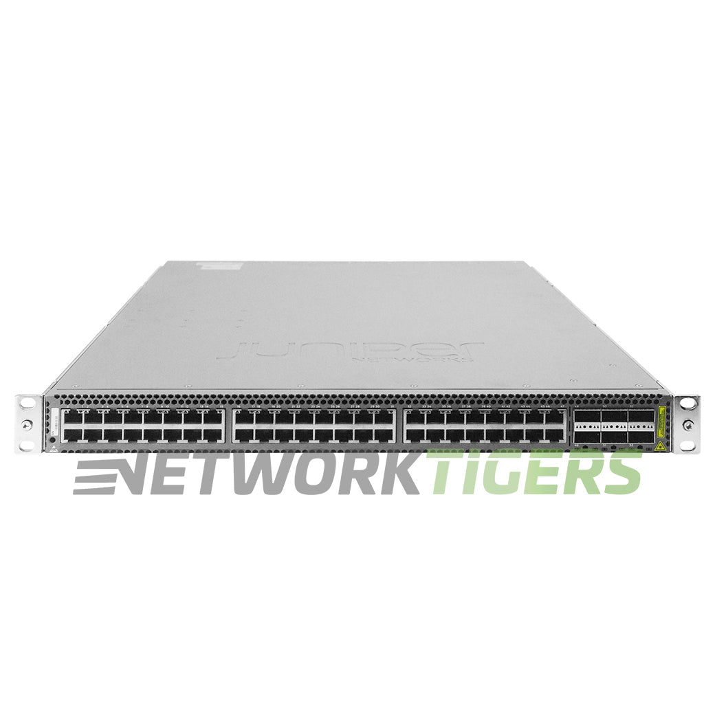 NEW Juniper QFX5100-48T-DC-AFO 48x MultiGB RJ45 6x 40GB QSFP+ F-B (DC) Switch