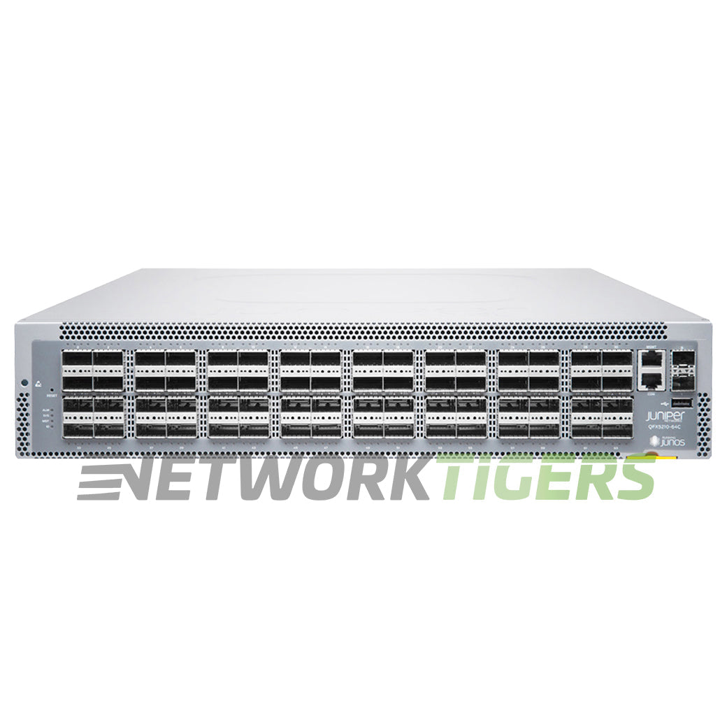 NEW Juniper QFX5210-64C-AFI 64x 100GB QSFP28 B-F Airflow Switch