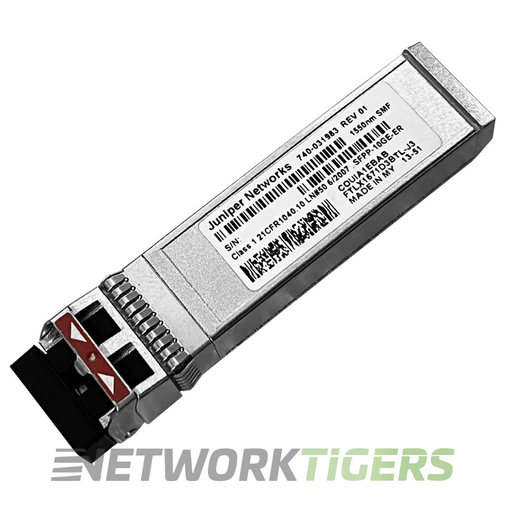 NEW Juniper SFPP-10GE-ER 10GB BASE-ER LC 1550nm SMF LC SFP+ Transceiver