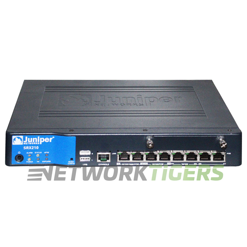 NEW Juniper SRX210H-POE SRX210 850Mbps Services Gateway w/ PoE