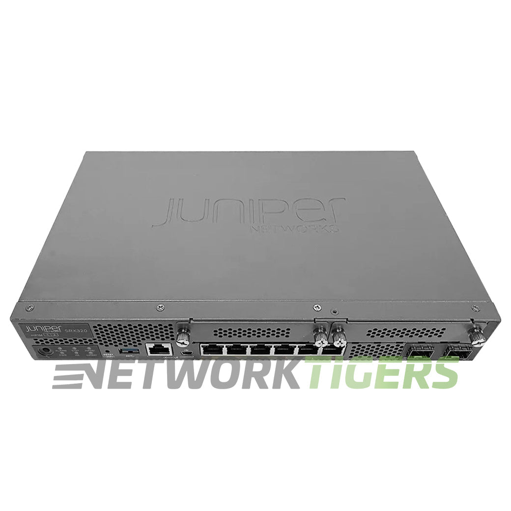 Juniper SRX320-POE SRX320 Series 1 Gbps 6x 1GB PoE RJ45 2x 1GB SFP Gateway