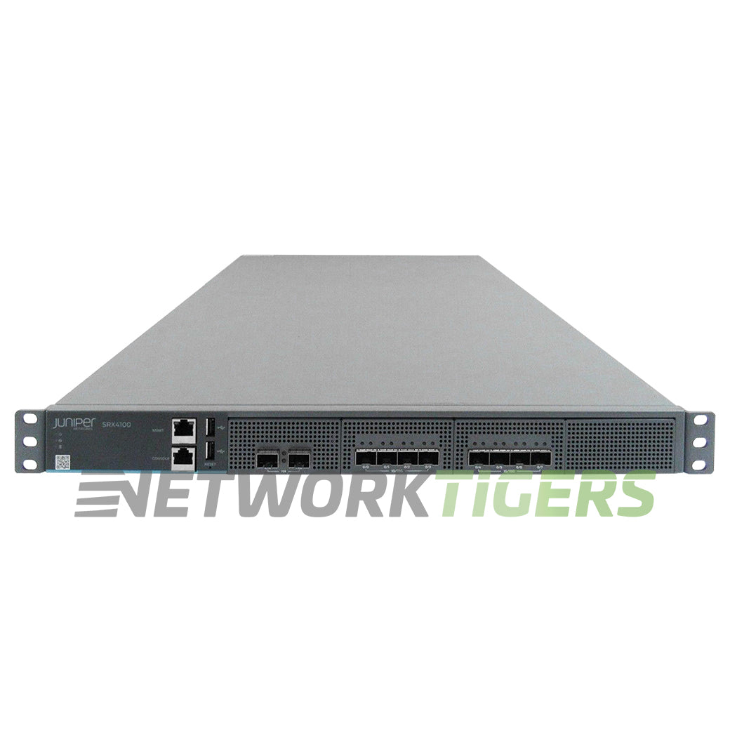 NEW Juniper SRX4100-SYS-JB-AC 40 Gbps 8x 10GB SFP+ Gateway w/ Junos Base
