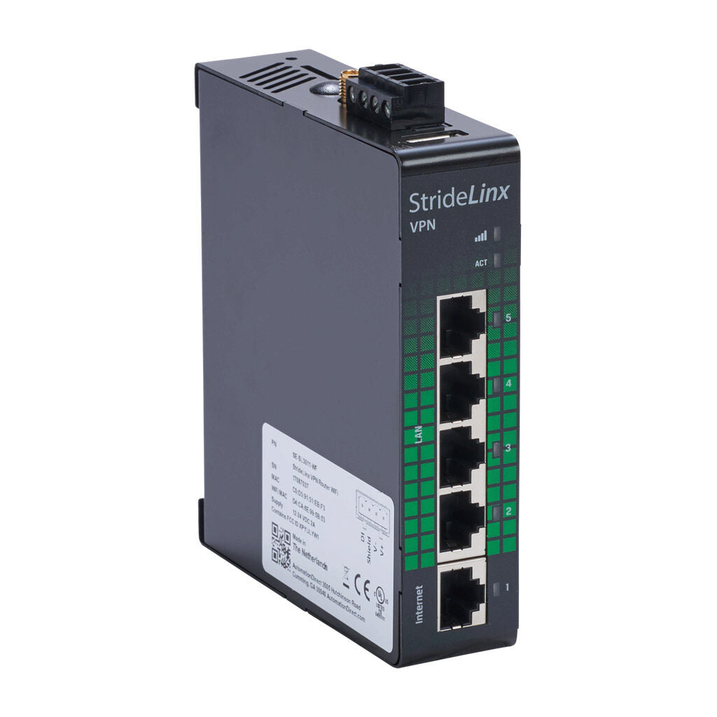 SE-SL3011-WF | AutomationDirect StrideLinx Pro Industrial VPN Router WiFi