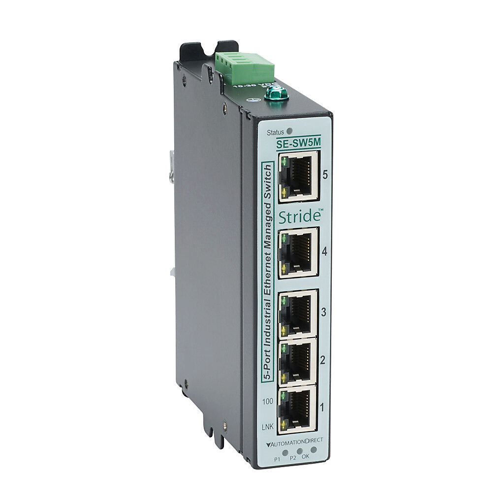 SE-SW5M | Automation Direct STRIDE 5-Port Layer 2 Managed Industrial Ethernet Switch