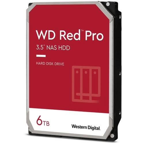 Western Digital Red Pro WD6003FFBX 6 TB Hard Drive 3.5" Internal SATA (SATA/600)