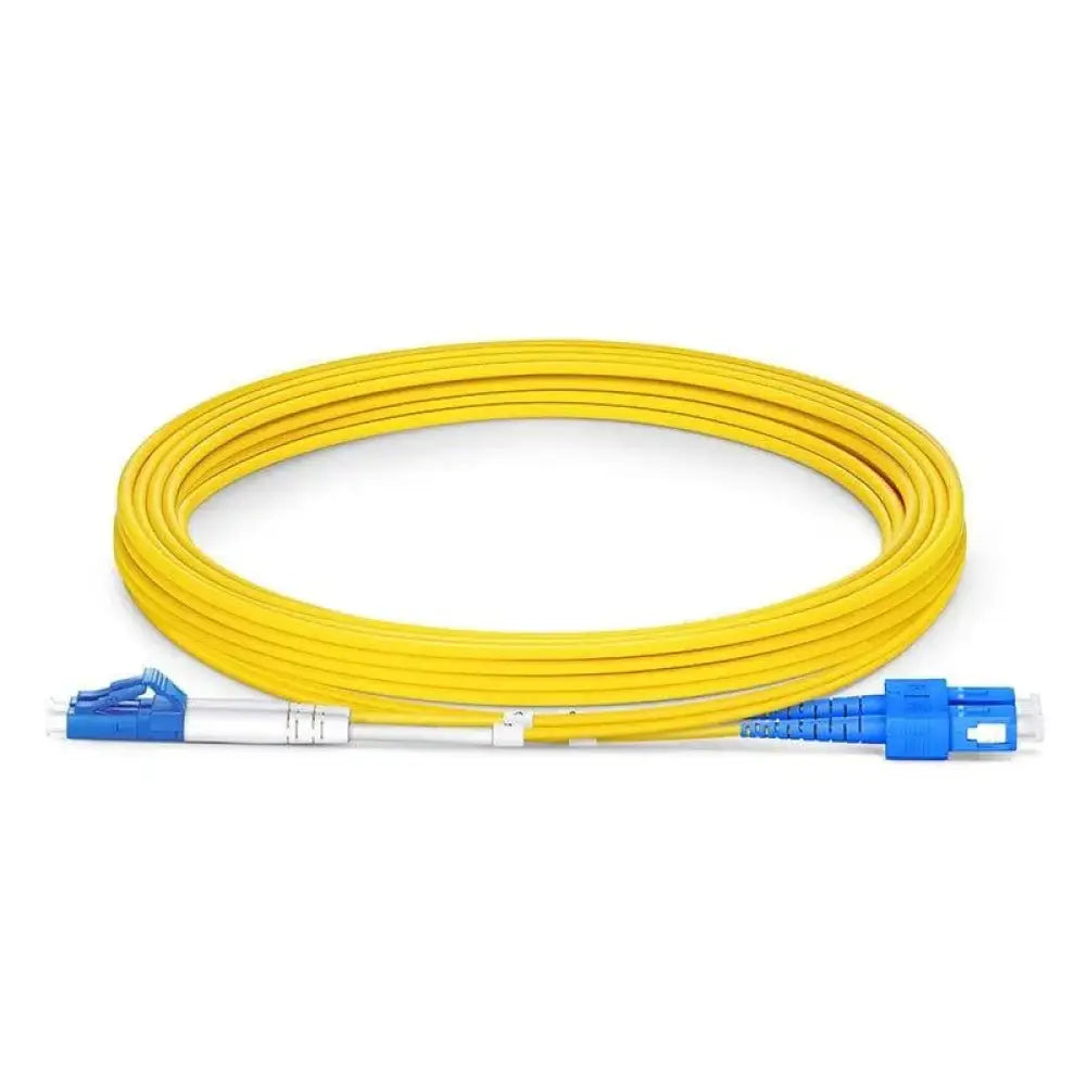LC to LC OS2 Single Mode Duplex Fiber Patch Cable 3M 9/125 - FSD9LCLC2-03 - New