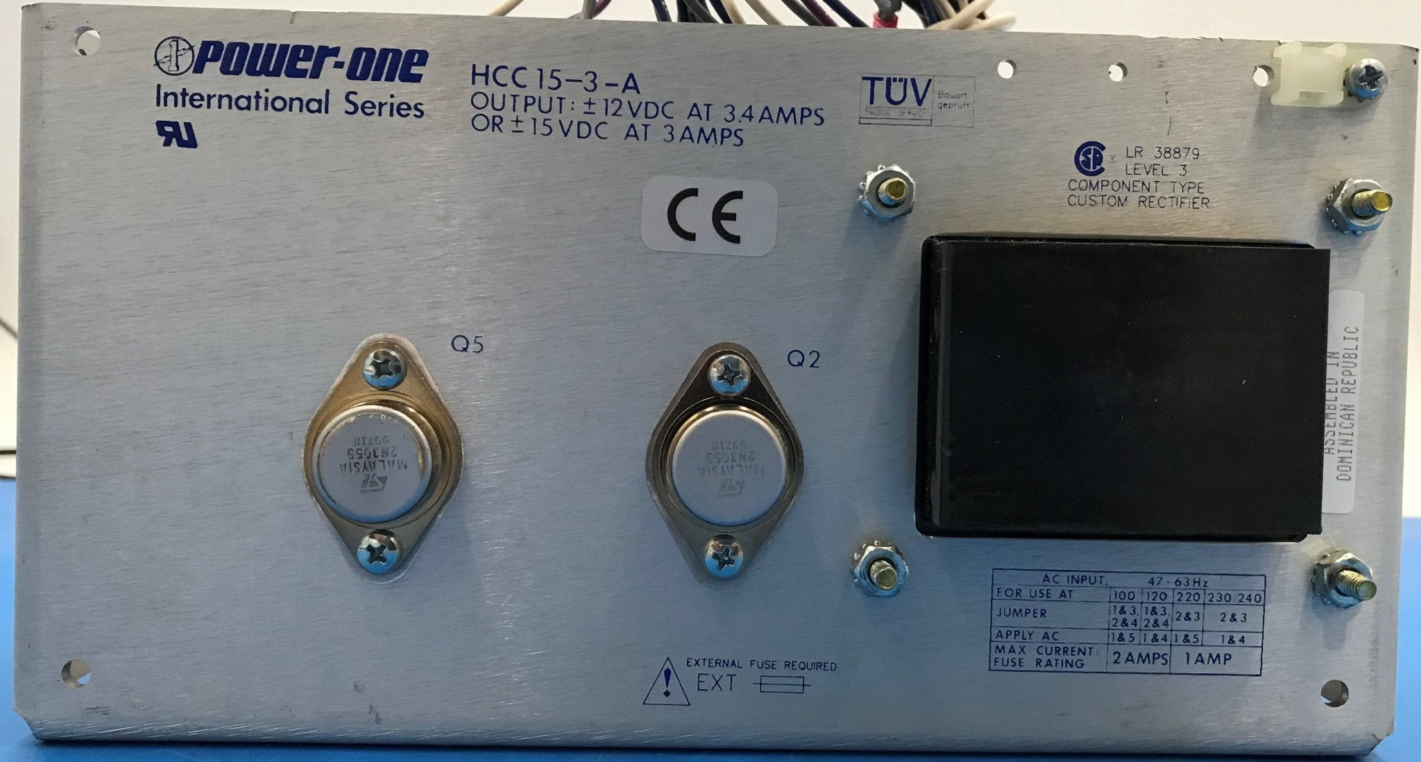 Linear Power Supply (HCC 15-3-A ) GE Advantx