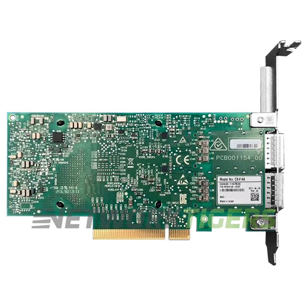 NEW Mellanox MCX414A-BCAT ConnectX-4 2x 40/56GB QSFP28 PCIe3.0 x8 Card