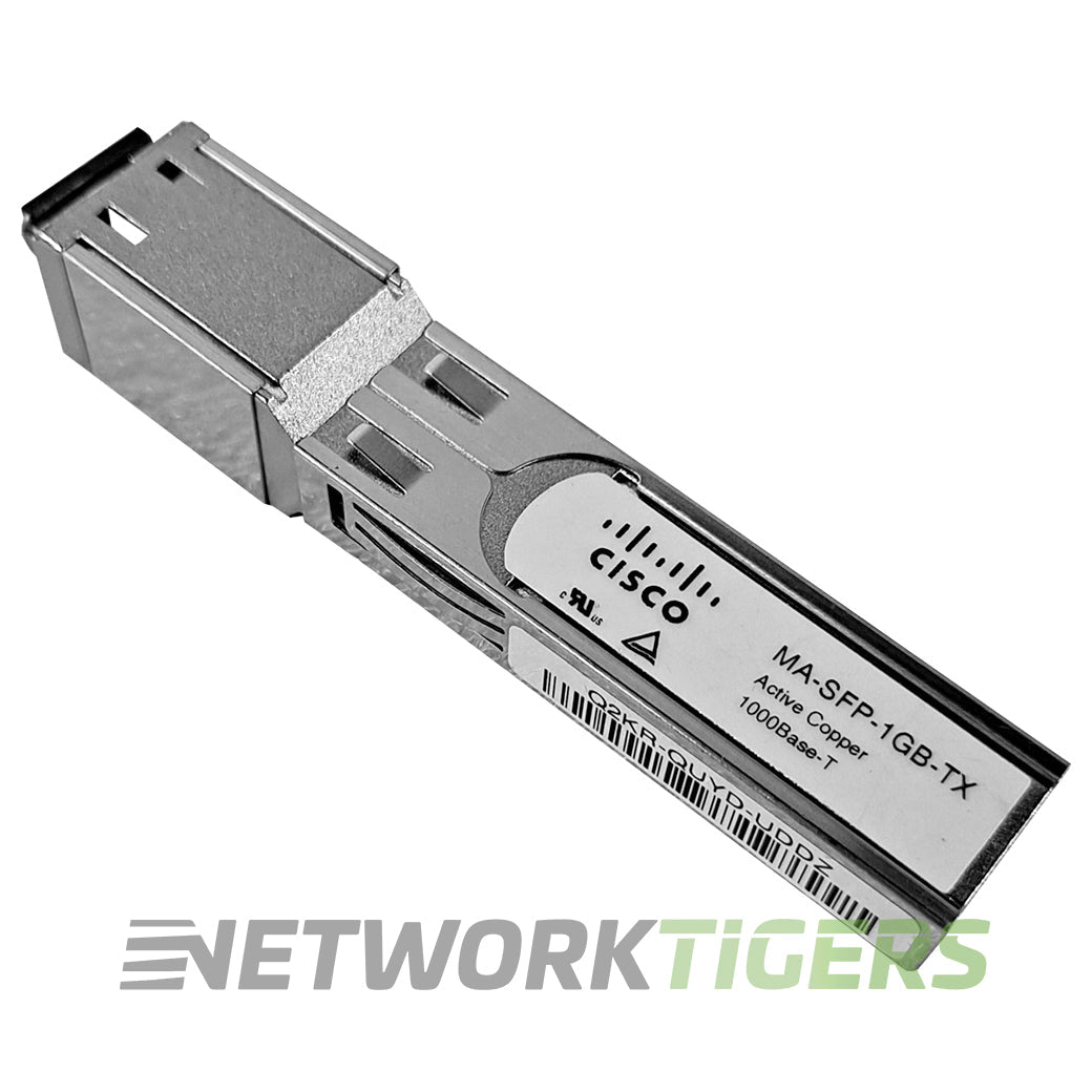 Cisco Meraki MA-SFP-1GB-TX 1GB RJ45 BASE-TX Optical SFP Transceiver