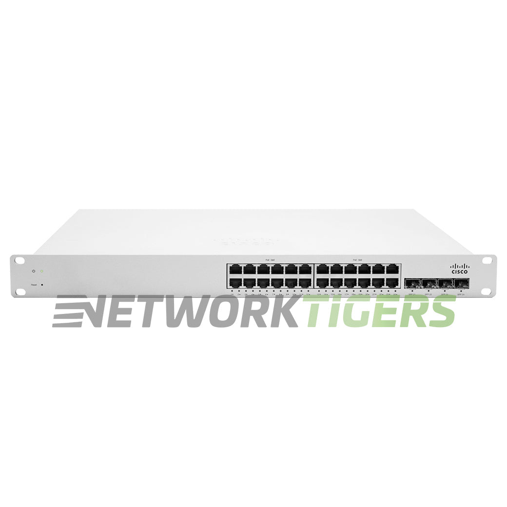 Cisco Meraki MS320-24P-HW 24x 1GB PoE+ RJ45 4x 10GB SFP+ Unclaimed Switch