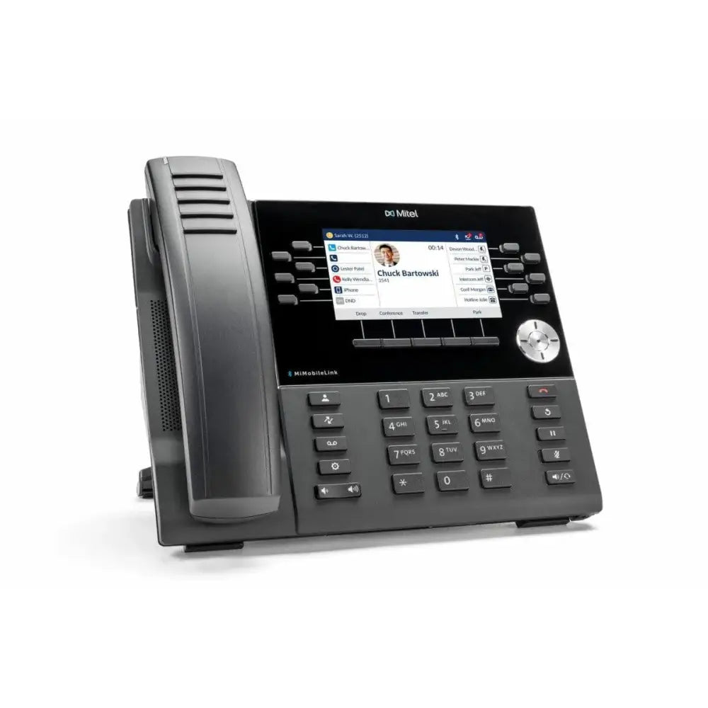 Mitel MiVoice 6930 Gigabit IP Phone 50006769 Color Display Bluetooth PoE - Refurbished