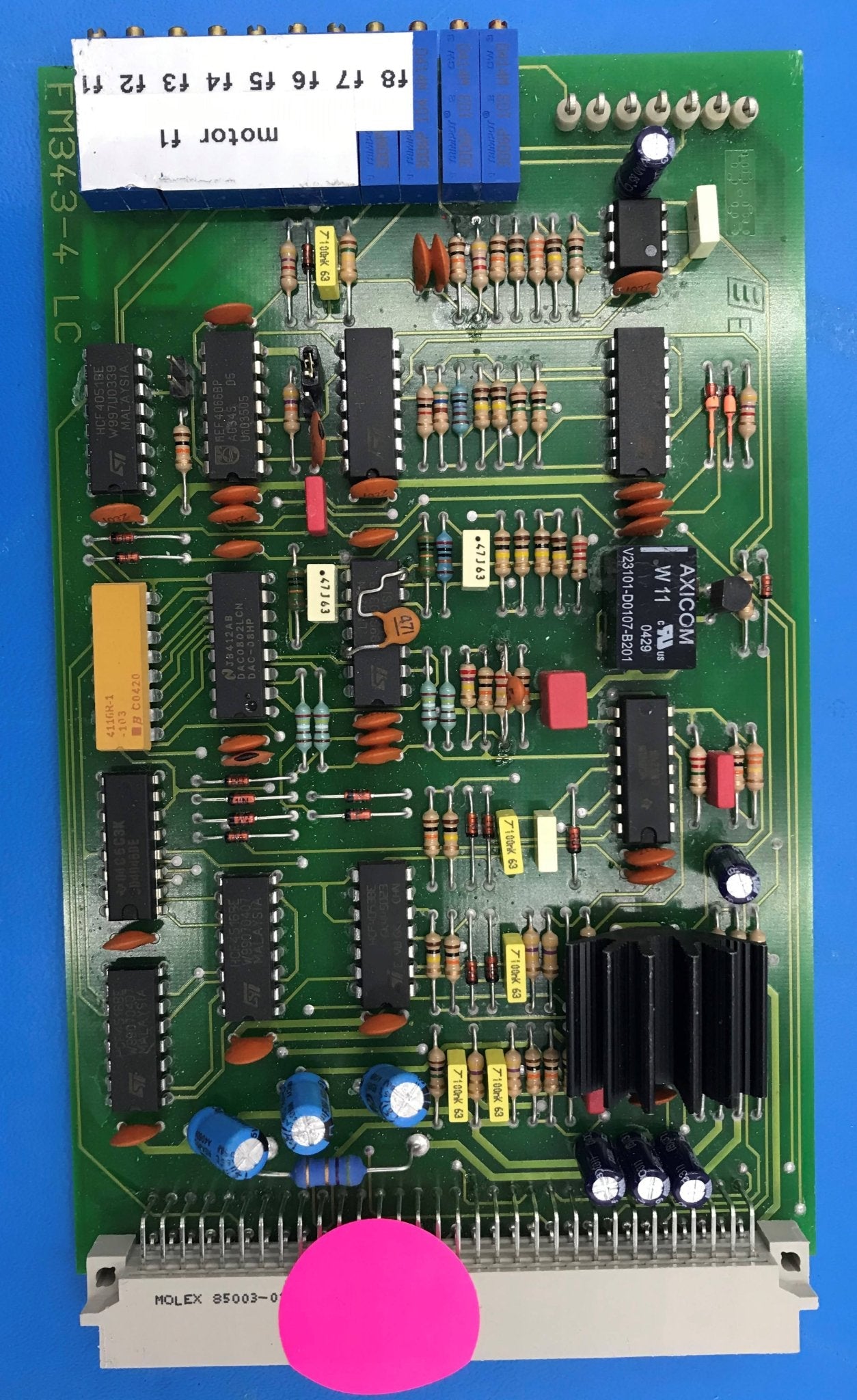 Motor F1 Board (FM343-4 LC) Picker