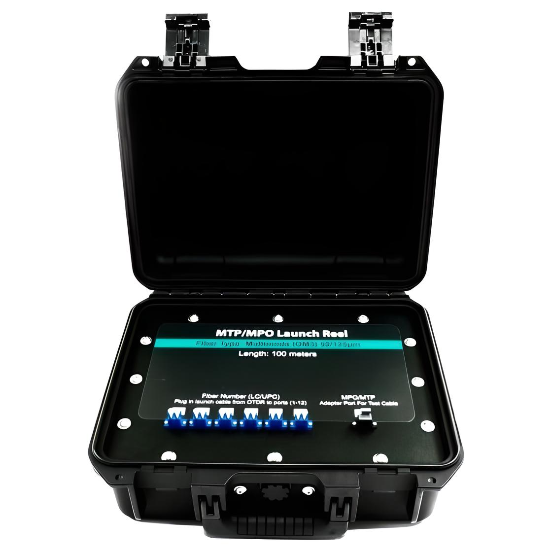 Launch Box Style #4 Multimode OM3 MPO Male to LC/UPC 100 meters