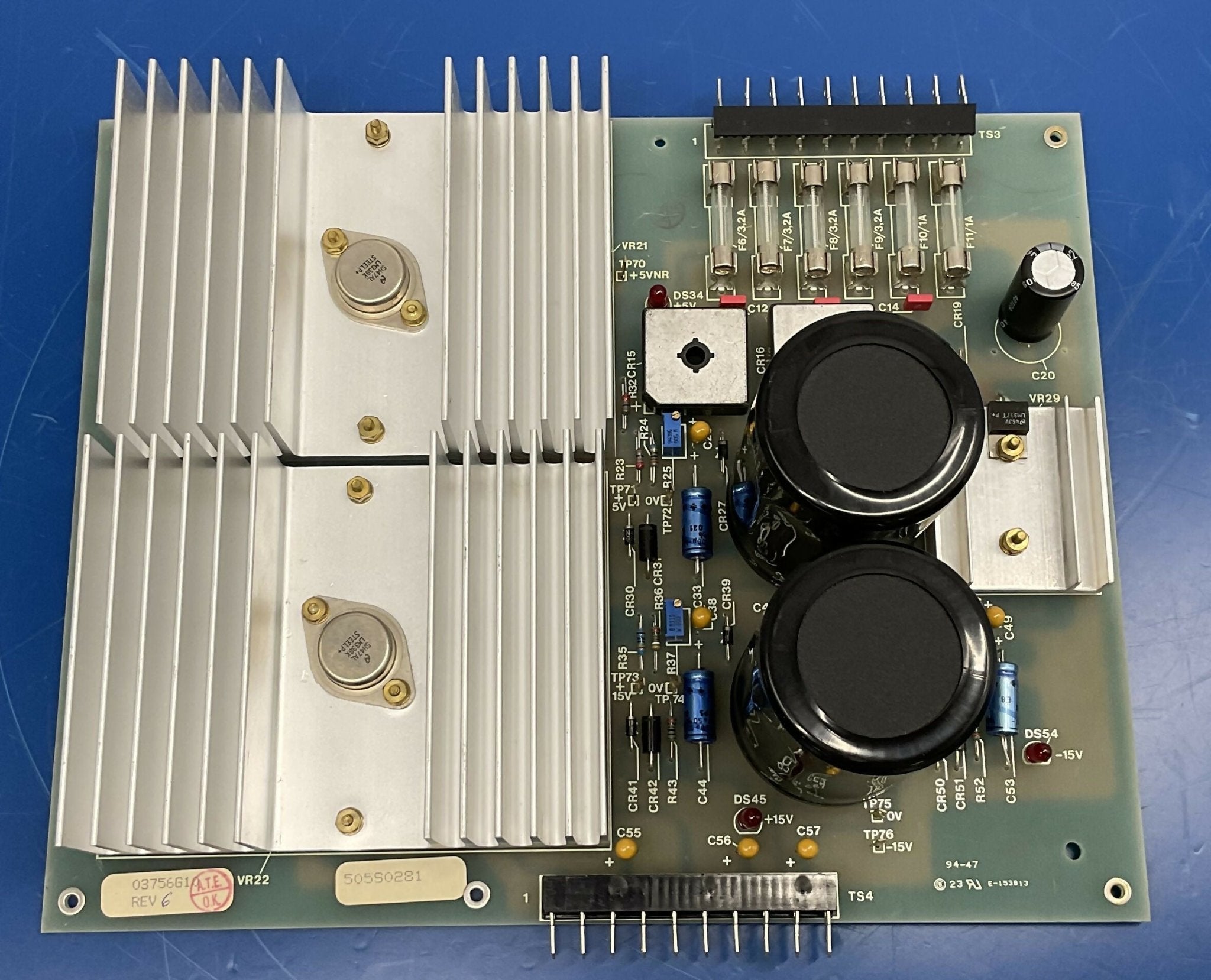 MVP 80 POWER SUPPLY BOARD (46-03756G10 REV 6/03756G10) GE