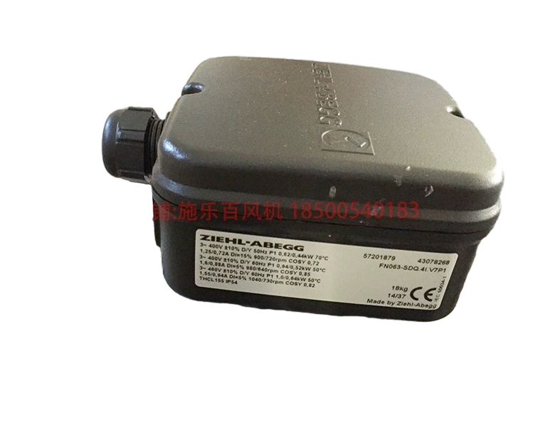FN063-SDQ.4I.V7P1 ZIEHL-ABEGG Axial Fan 300-400V 50/60HZ
