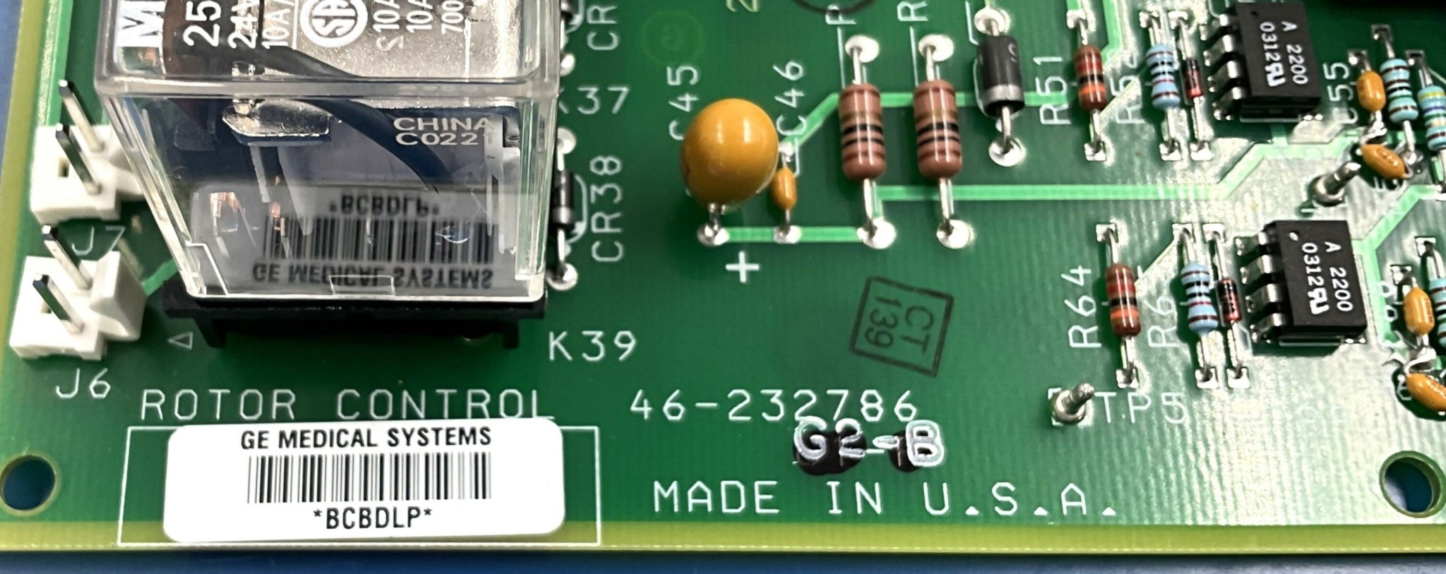 NEW Rotor Control Board (46-232786 G2-B/G2-A/G1-D) GE