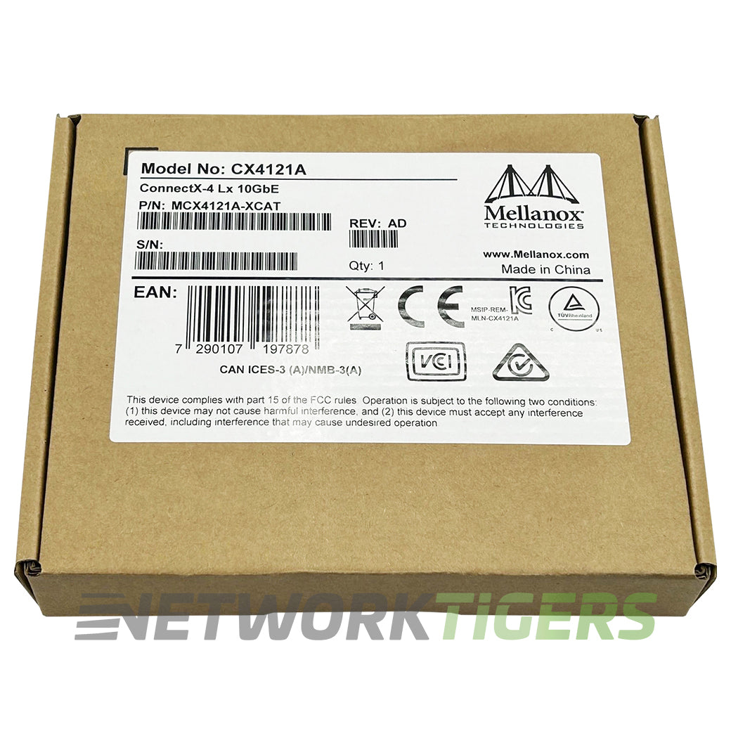 NEW nVidia Mellanox MCX4121A-XCAT ConnectX-4 LX 2x 10GB SFP+ PCIe 3.0 x8 NIC