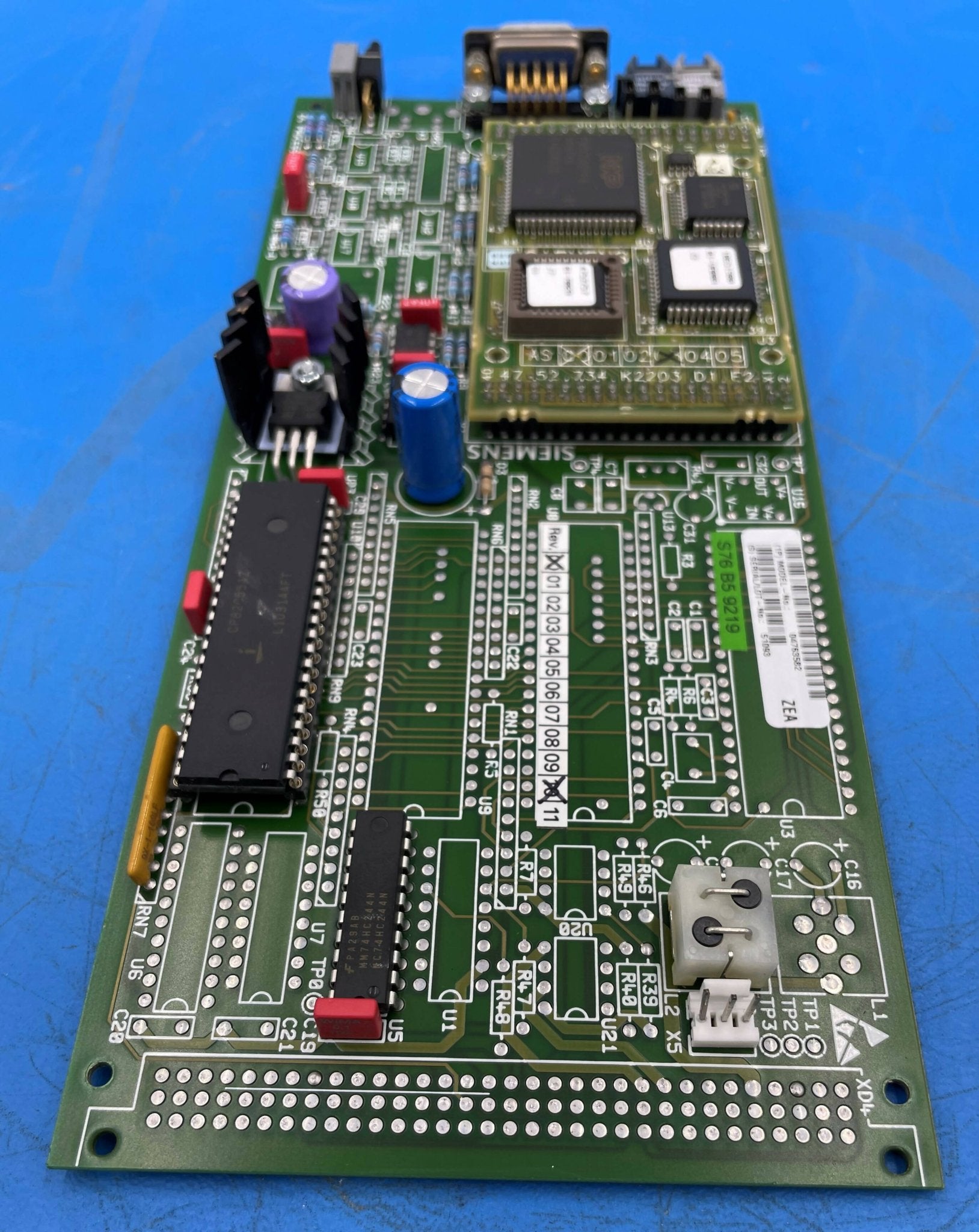 PC ASS'Y COOLER PROCESSOR RCA SPACE W/D4 (04763582/4762582) SIEMENS