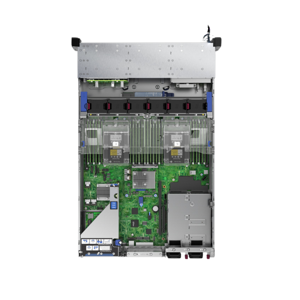 HPE ProLiant DL380 G10 8-bay Server 2x Gold 6132 = 28 Cores P408i 32GB RAM 2x 1TB SSD
