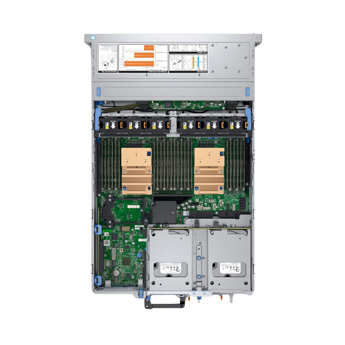 Dell PowerEdge R740XD 24-bay Server 2x Silver 4114 = 20 Cores 64GB RAM H730P 12x trays