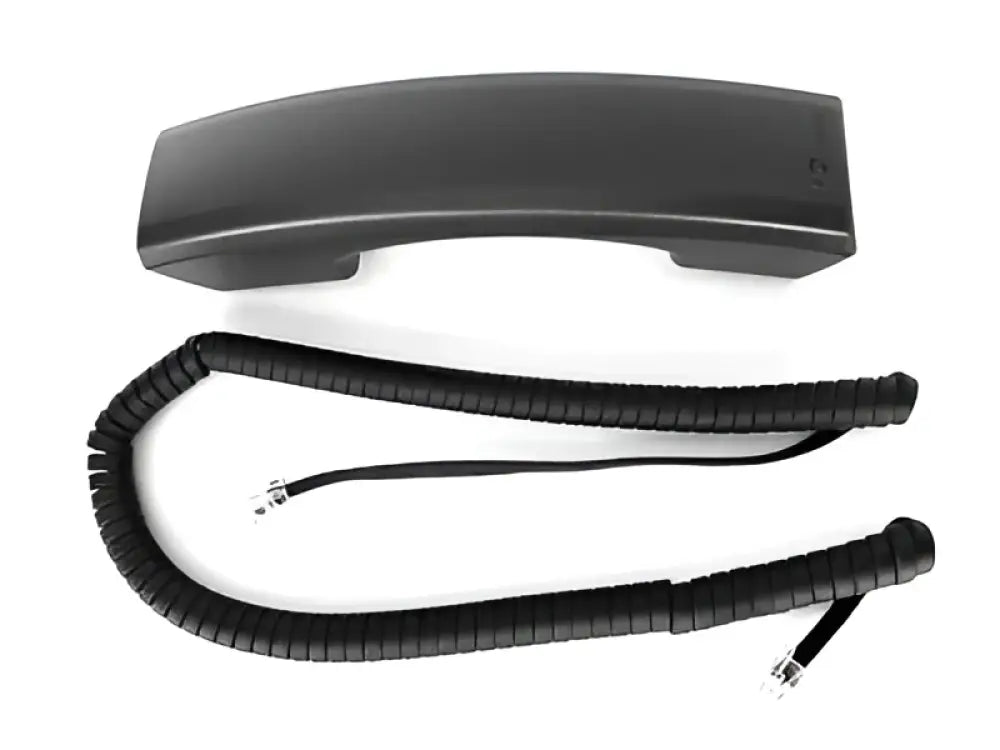Poly/Polycom HD Voice Replacement Handset & Curly Cord for VVX 150 250 350 450 & CCX 400 500 600 700 - 2200-48877-005 - New