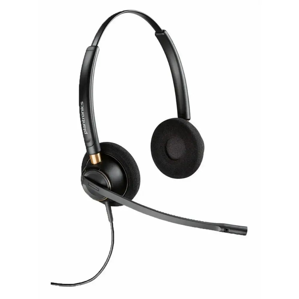 Poly EncorePro HW520 Binaural Noise-Canceling Headset with DA70 USB Adapter Bundle (89434-01 / 201851-01) - New