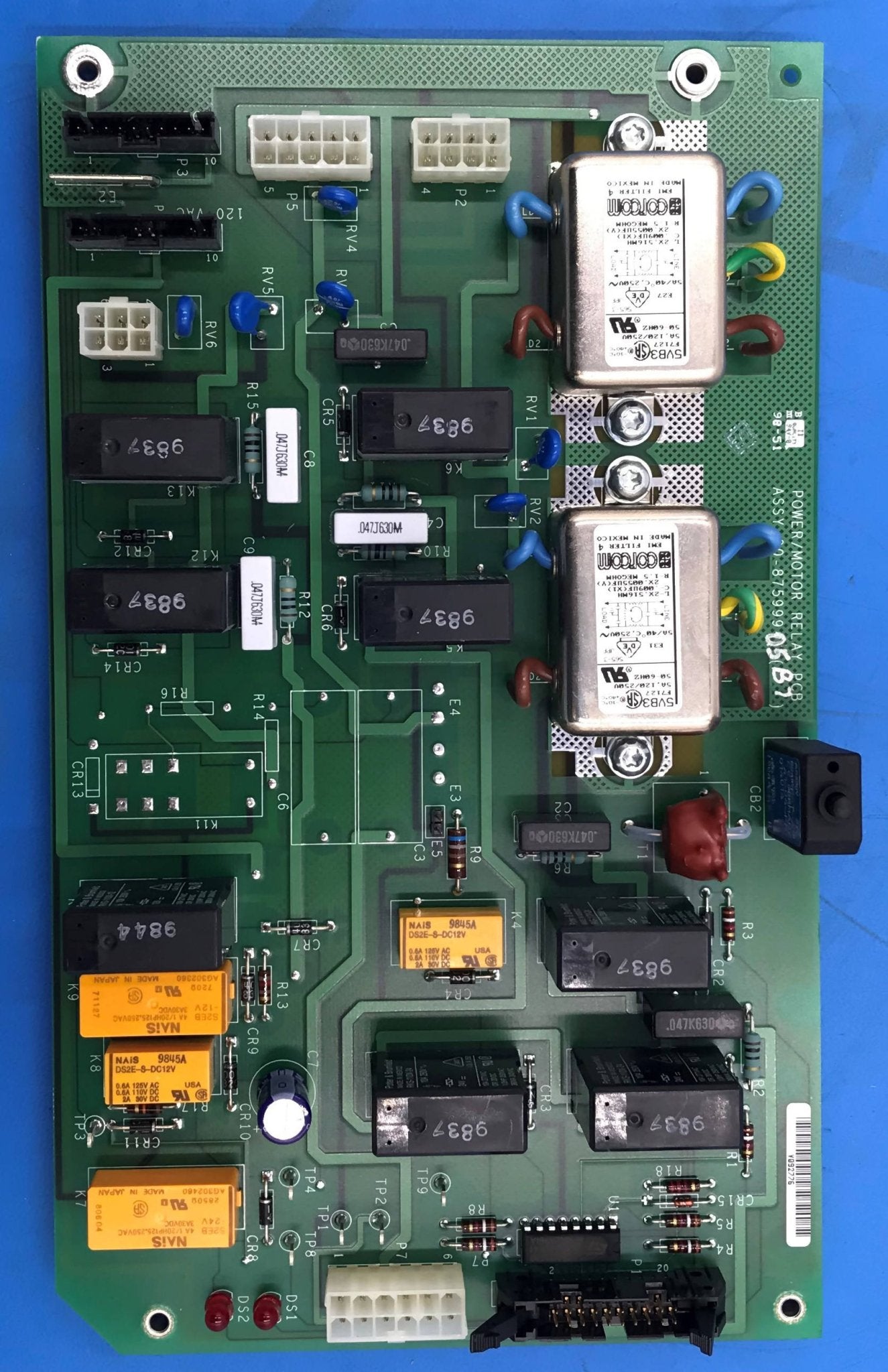 Power Motor Relay Board (00-875999-05B7) OEC 9600