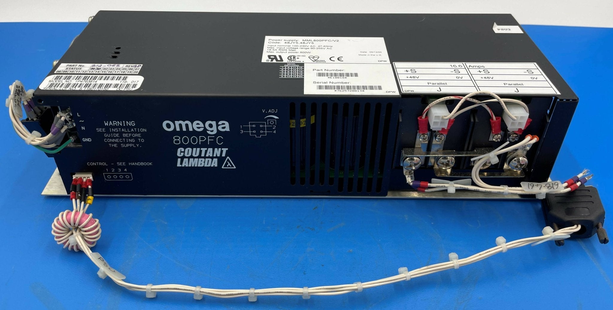 POWER SUPPLY DC 48V/800W OMEGA 800PFC (4763814/MML800PFC/V2) SIEMENS