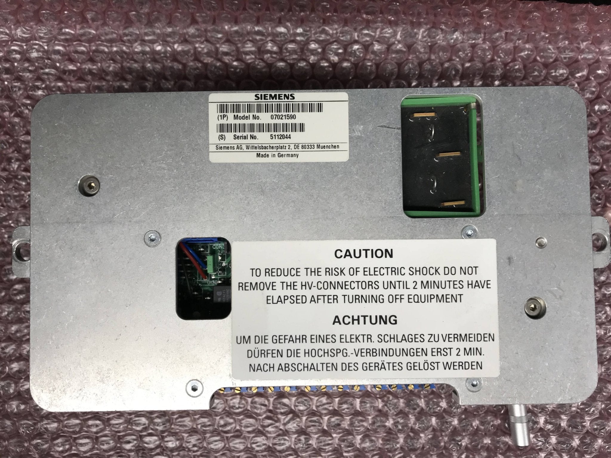 Power Supply HV30-4 (07021590)Siemens
